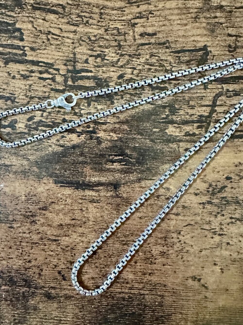 David Yurman Box Chain Necklace in Sterling Silver - 1.7mm - 20" - Picture 6 of 12